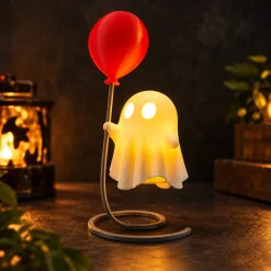 Svævende Spøgelse med Ballon til LED-lys - 3D-Printet Figur
