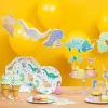 Dinosaur Paptallerkener 18 cm - 6 stk - Billede 2