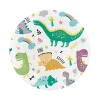 Dinosaur Paptallerkener 18 cm - 6 stk