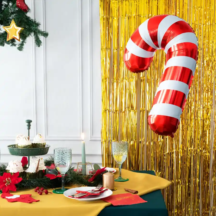 Julefolieballon med dåsemotiv – 55 × 74 cm – PartyPal – ekstra billede
